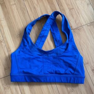 Lululemon Athletica Blue Racerback Sports Bra